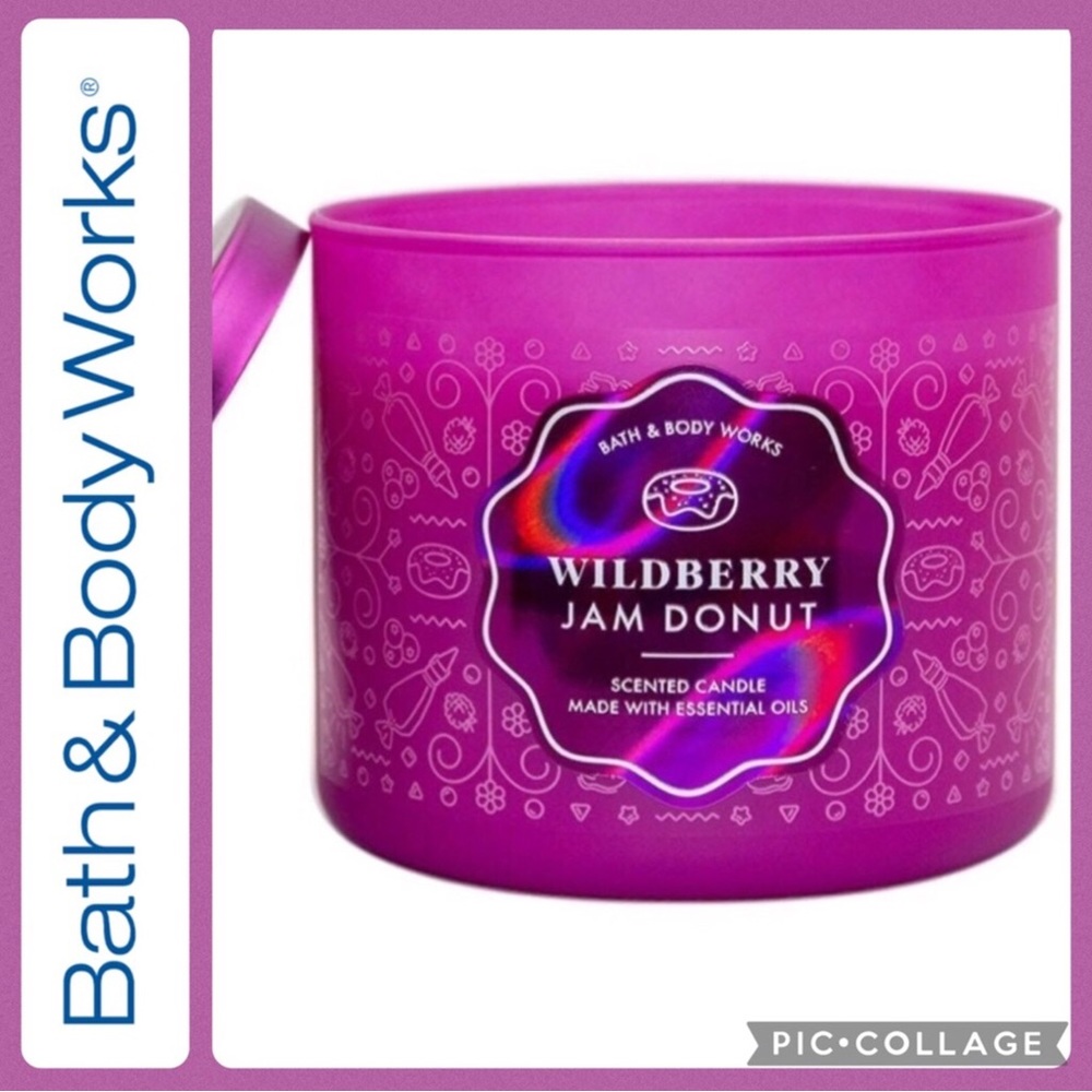 ❌SOLD❌Bath and Body Works 3 Wick Candle
Wildberry Jam Donut